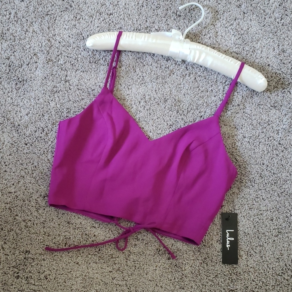 NWT Lulu's Out Tonight crop top